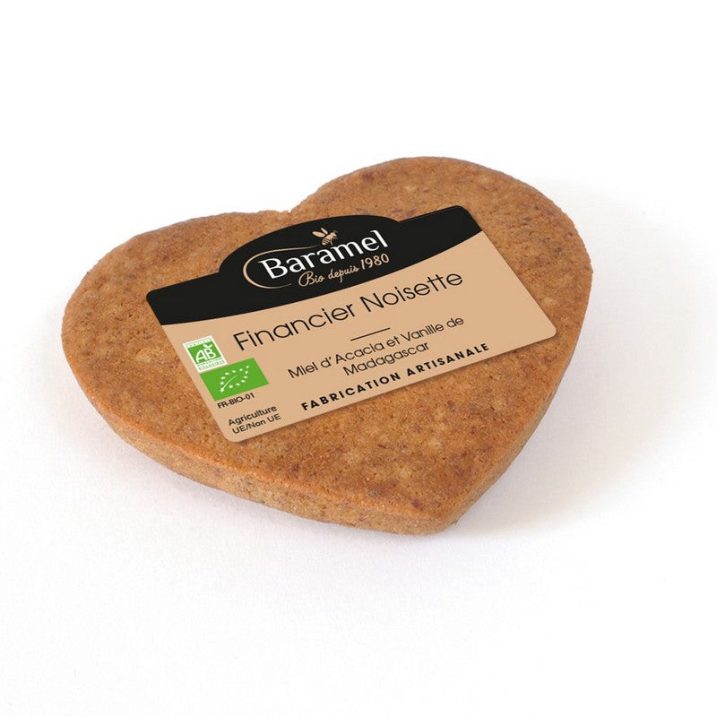 Baramel -- Financier Aux Noisettes et Vanille de Madagascar Bio - 70 g